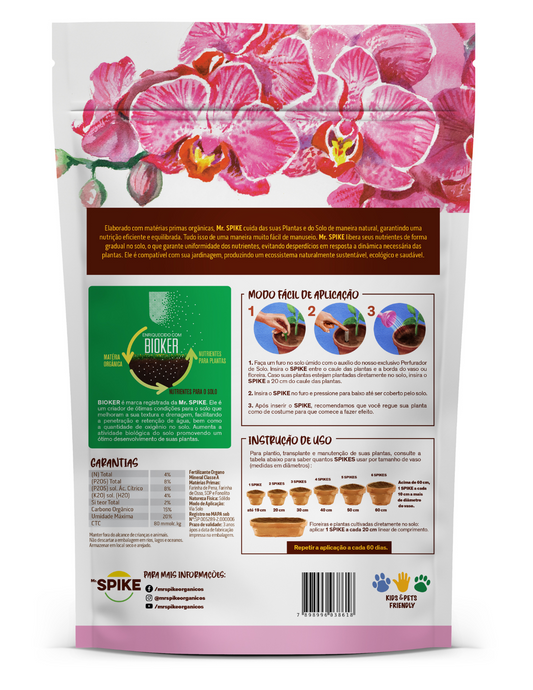 Substrato Orquídeas Mr. Spike 600g