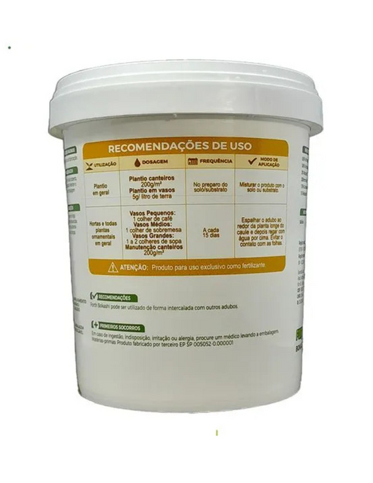 Forth Bokashi - Fertlizante Orgânico Composto 250g