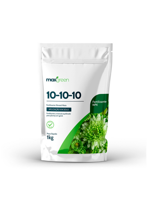 Maxgreen 10-10-10 - Fertilizante Mineral Misto 1kg