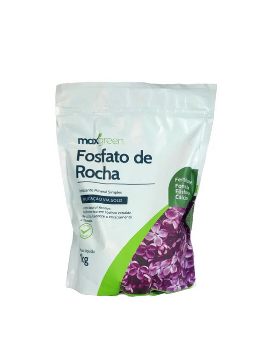 Maxgreen Fosfato de Rocha - Fertilizante Mineral Simples 1kg