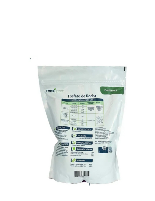 Maxgreen Fosfato de Rocha - Fertilizante Mineral Simples 1kg