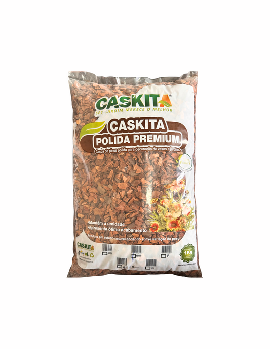Casca de Pinus Polida Premium - 1kg