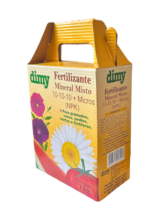 Fertilizante Mineral Misto 10.10.10 Dimy 1 kg