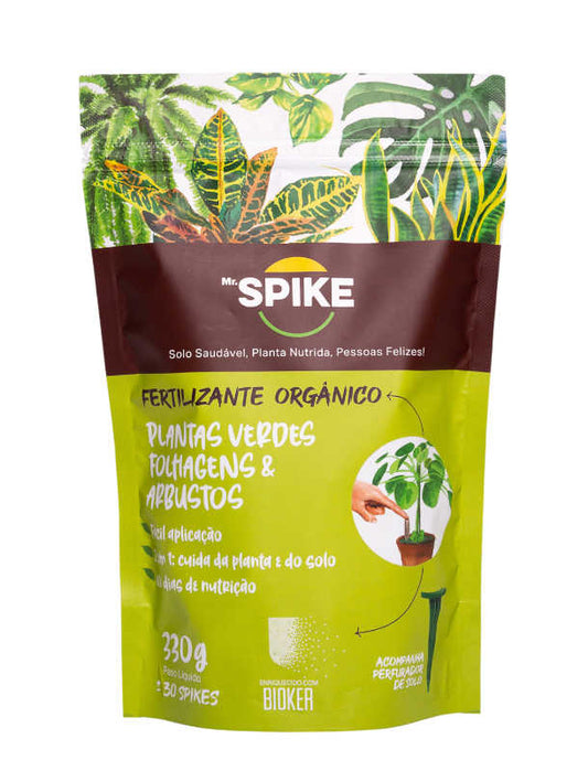 Fertilizante Orgânico Mr. Spike Plantas Verdes, Folhagens & Arbustos
