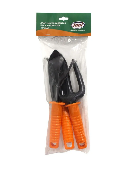 Jogo de Ferramentas Para Jardinagem 3 Peças
