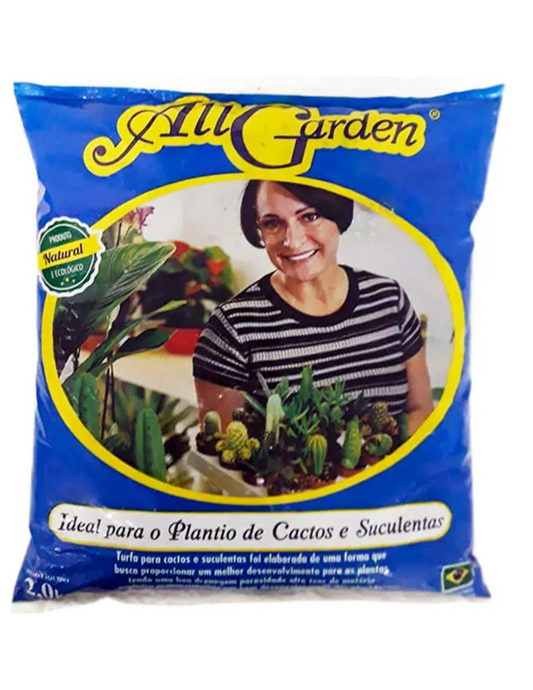 Adubo Turfa All Garden para Cactos E Suculentas 2 kg