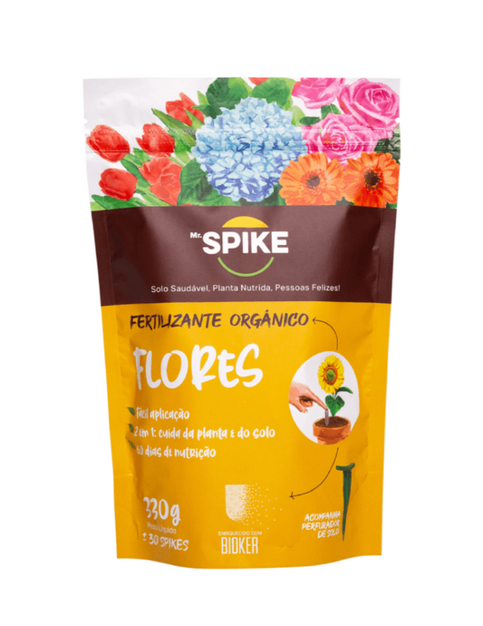 Fertilizante Orgânico Flores Mr. Spike 330g