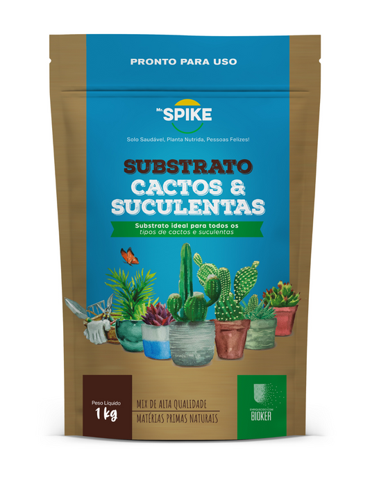 Substrato Para Cactos e Suculentas Mr Spike 1kg